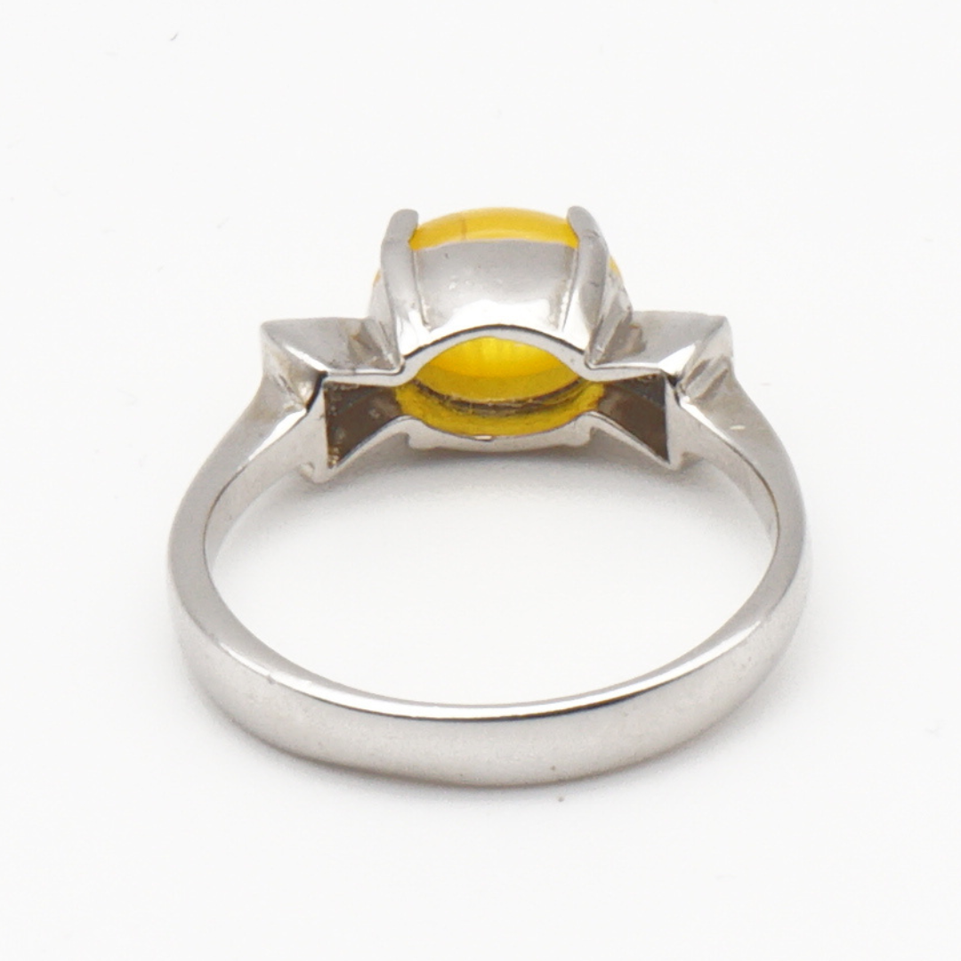 925 Silber Damen Ring mit Jemen Achat - Aqeeq Sharaf al Shams