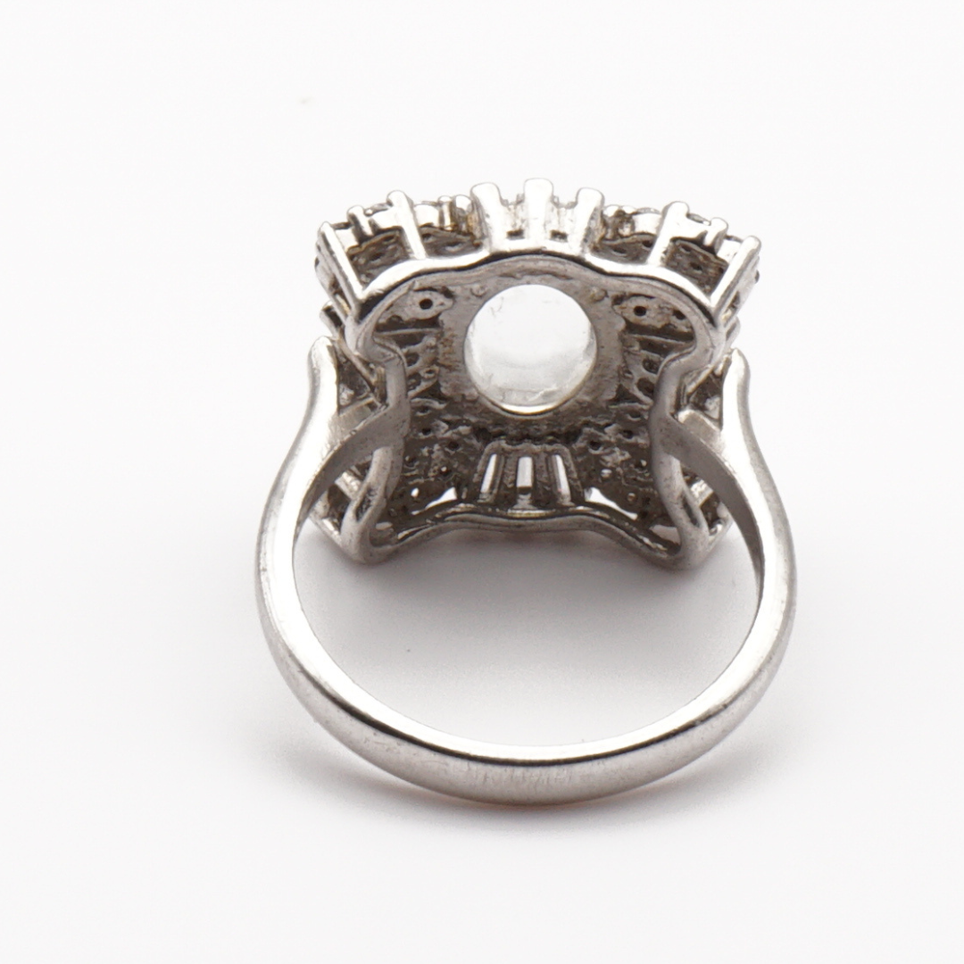 925 Silber Damen Ring mit Bergkristall aus Najaf - Durr al Najaf