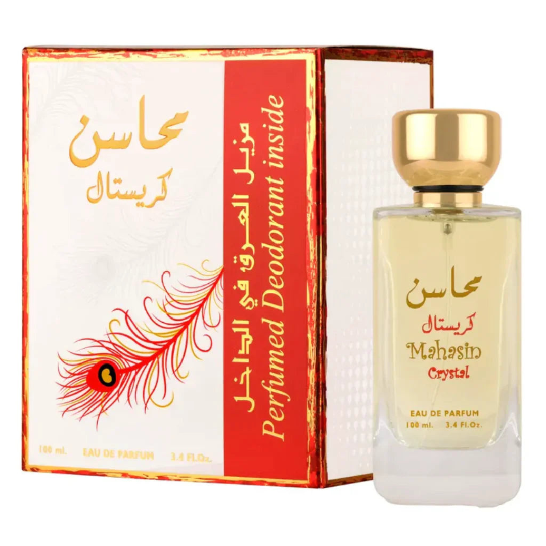 Lattafa Mahasin Crystal Red Eau de Parfum 100 ml - Damenduft