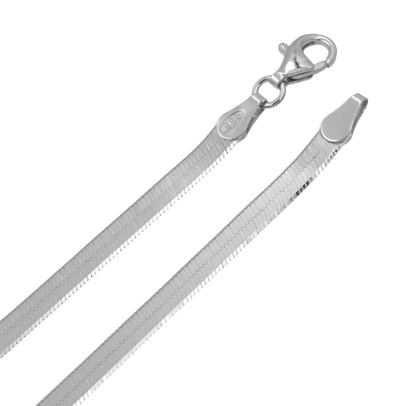 Doppelpanzerarmband flach 3.5mm breit Silber 925/000