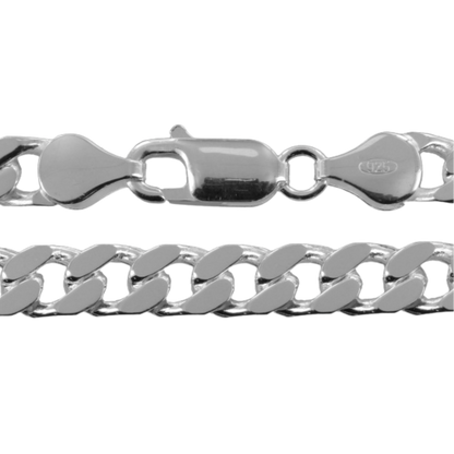 925er Silber Herrenarmkette Argento 5,7 mm - 20 cm