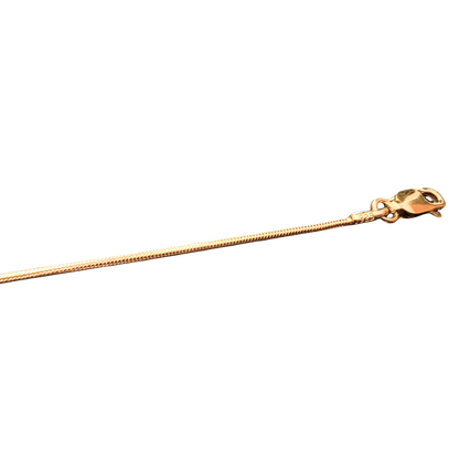 Vergoldete Damenkette aus 925 Sterling Silber