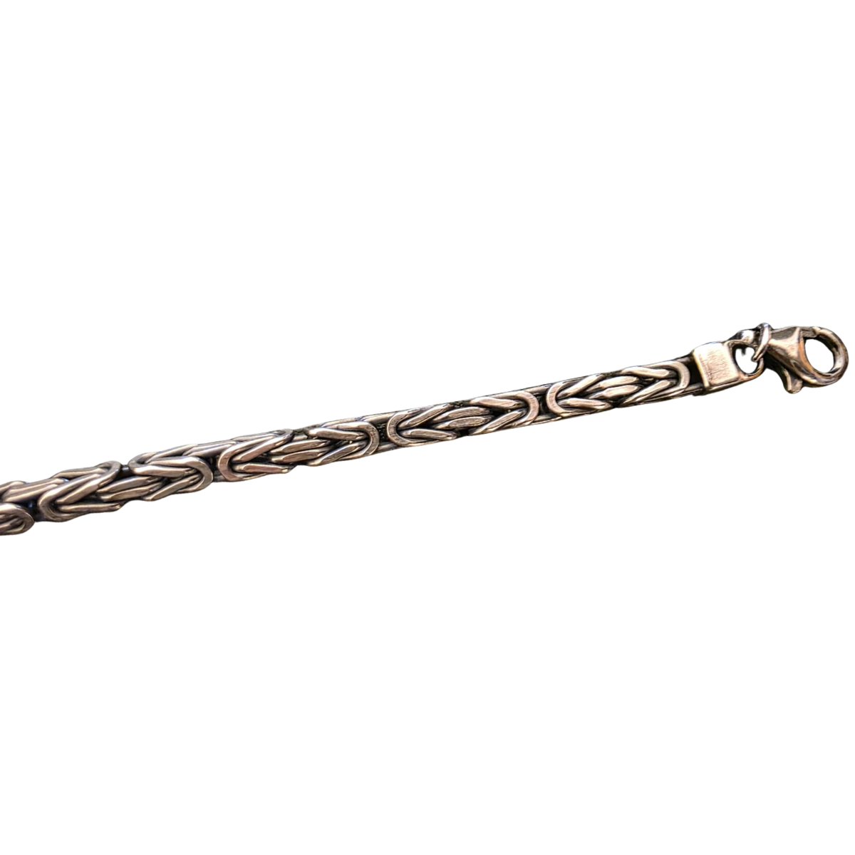 Massive Königskette aus 925er Silber – 4 mm (55 cm, 72 g)