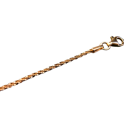 Vergoldete Schlangenkette aus 925 Sterling Silber