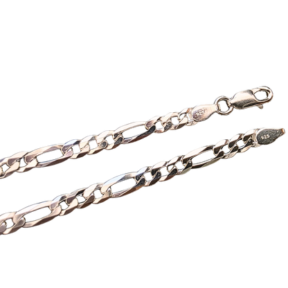 Figaro Halskette aus 925 Sterling Silber – 5 mm