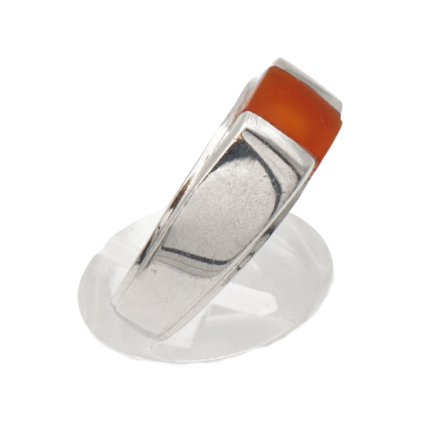 925 Silber Herren Aqeeq Ring Yamani - Jemen-Achat