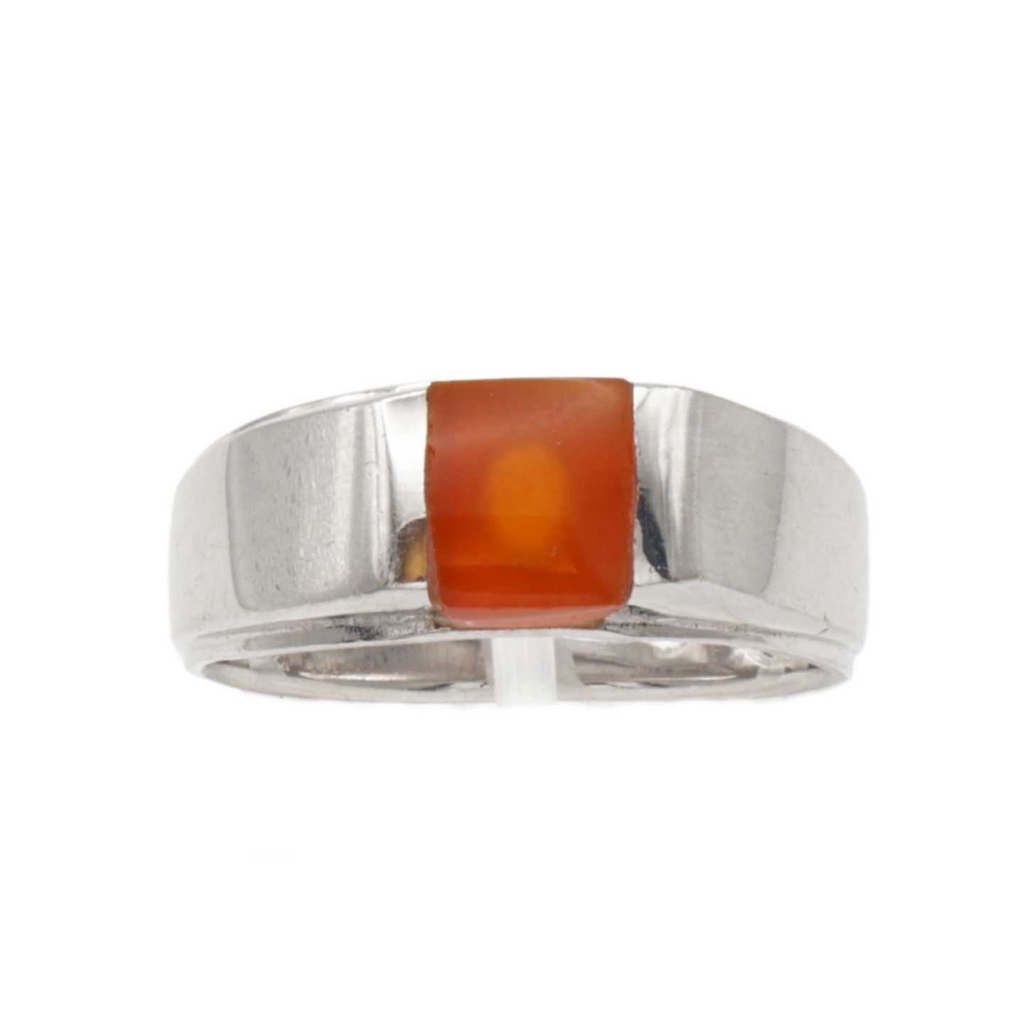 925 Silber Herren Aqeeq Ring Yamani - Jemen-Achat