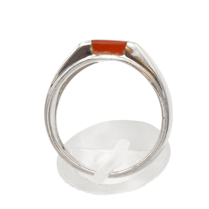 925 Silber Herren Aqeeq Ring Yamani - Jemen-Achat