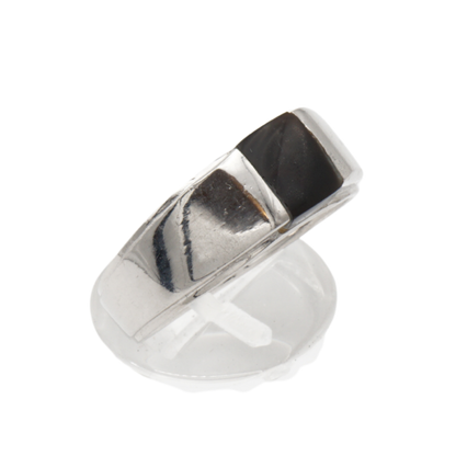 925 Silber Herren Aqeeq Ring Yamani - Jemen-Achat