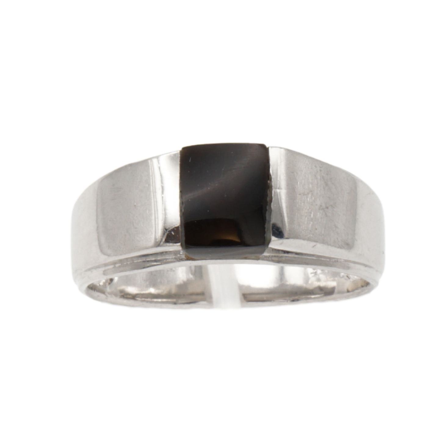 925 Silber Herren Aqeeq Ring Yamani - Jemen-Achat