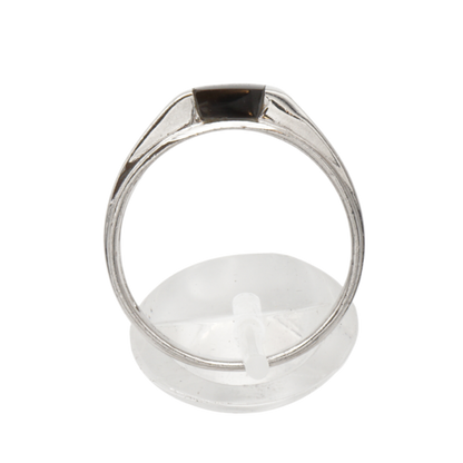 925 Silber Herren Aqeeq Ring Yamani - Jemen-Achat
