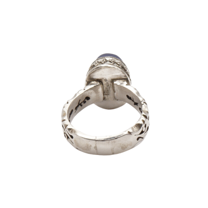 925 Silber Herren Aqeeq Ring Yamani - Jemen-Achat  - Handarbeit - Massiv