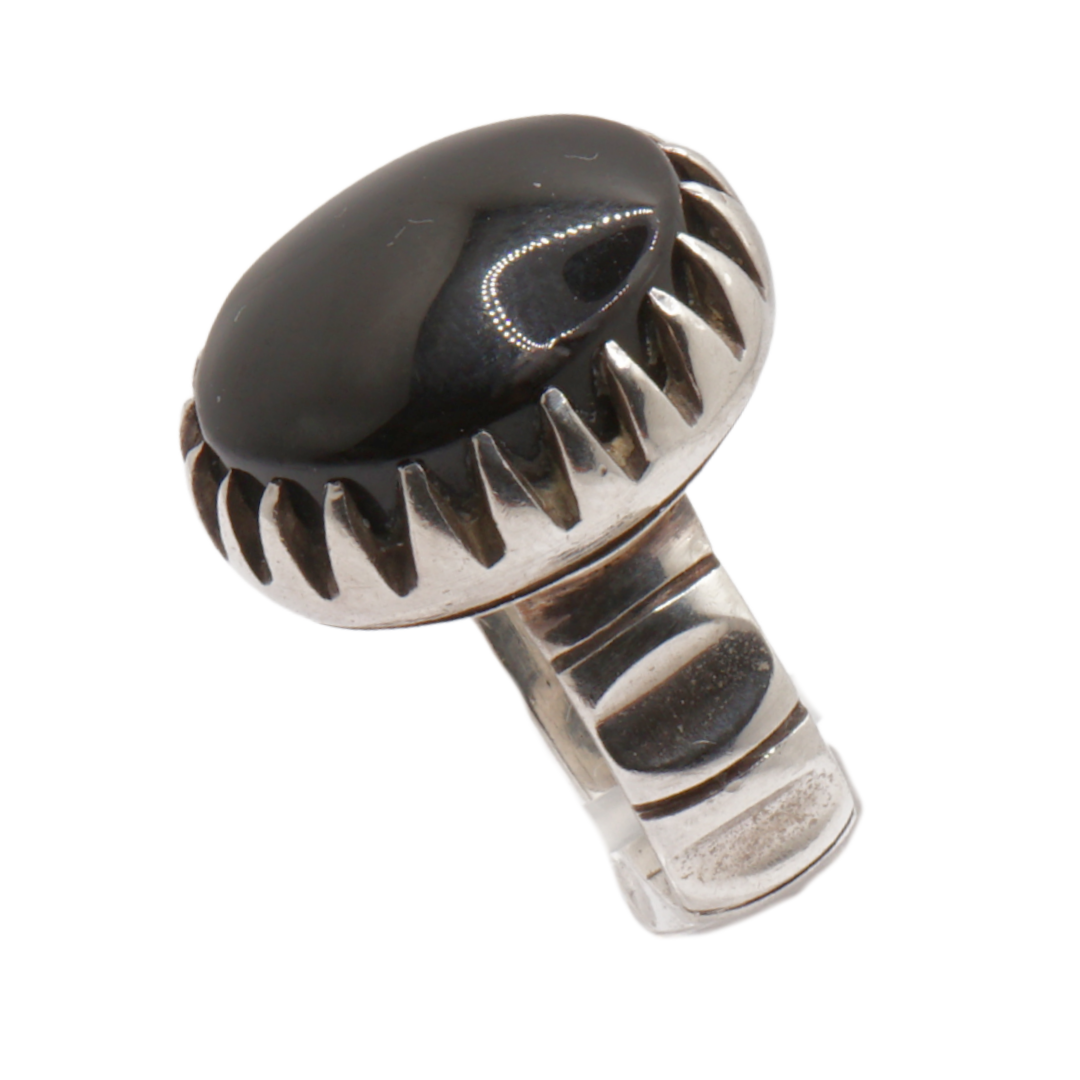 925 Silber Herren Aqeeq Ring Yamani - Jemen-Achat  - Handarbeit - Massiv