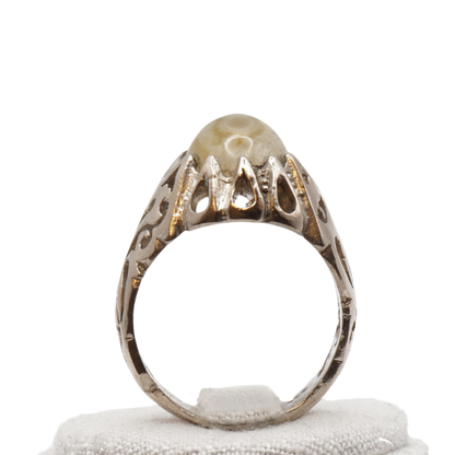 925 Silber Herren Aqeeq Ring - Augenachat - Handarbeit - Massiv