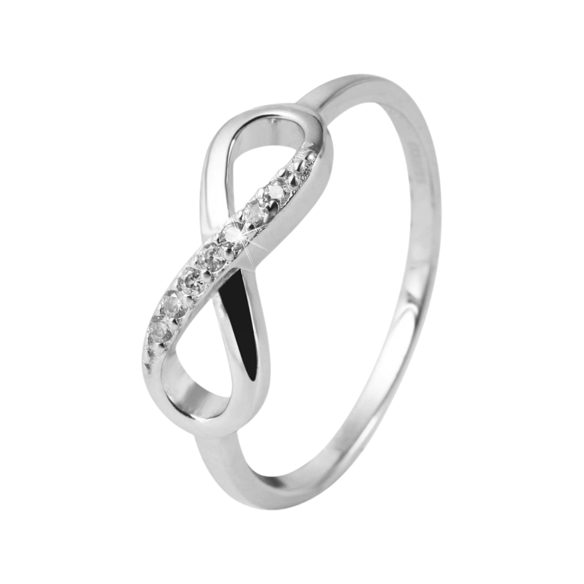 Infinity 925 Echt Silber Ring Zirkoniabesatz