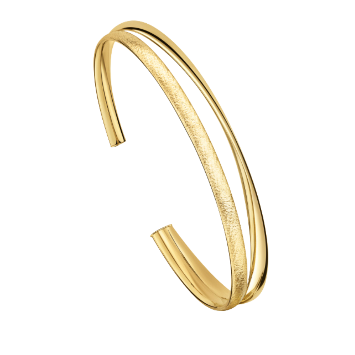 Vergoldeter Armreif aus 925er Silber