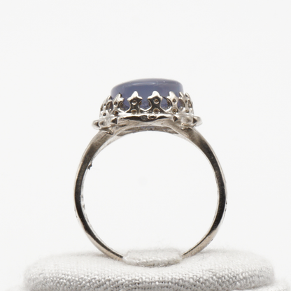 925 Silber Herrenring mit echtem Jemen Achat - Aqeeq