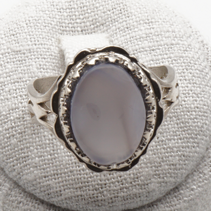 925 Silber Herrenring mit echtem Jemen Achat - Aqeeq