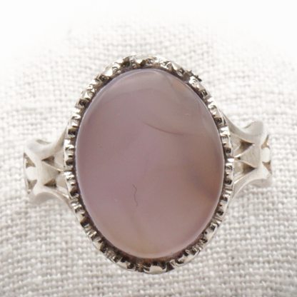 925 Silber Herrenring mit echtem Jemen Achat - Aqeeq Yamani