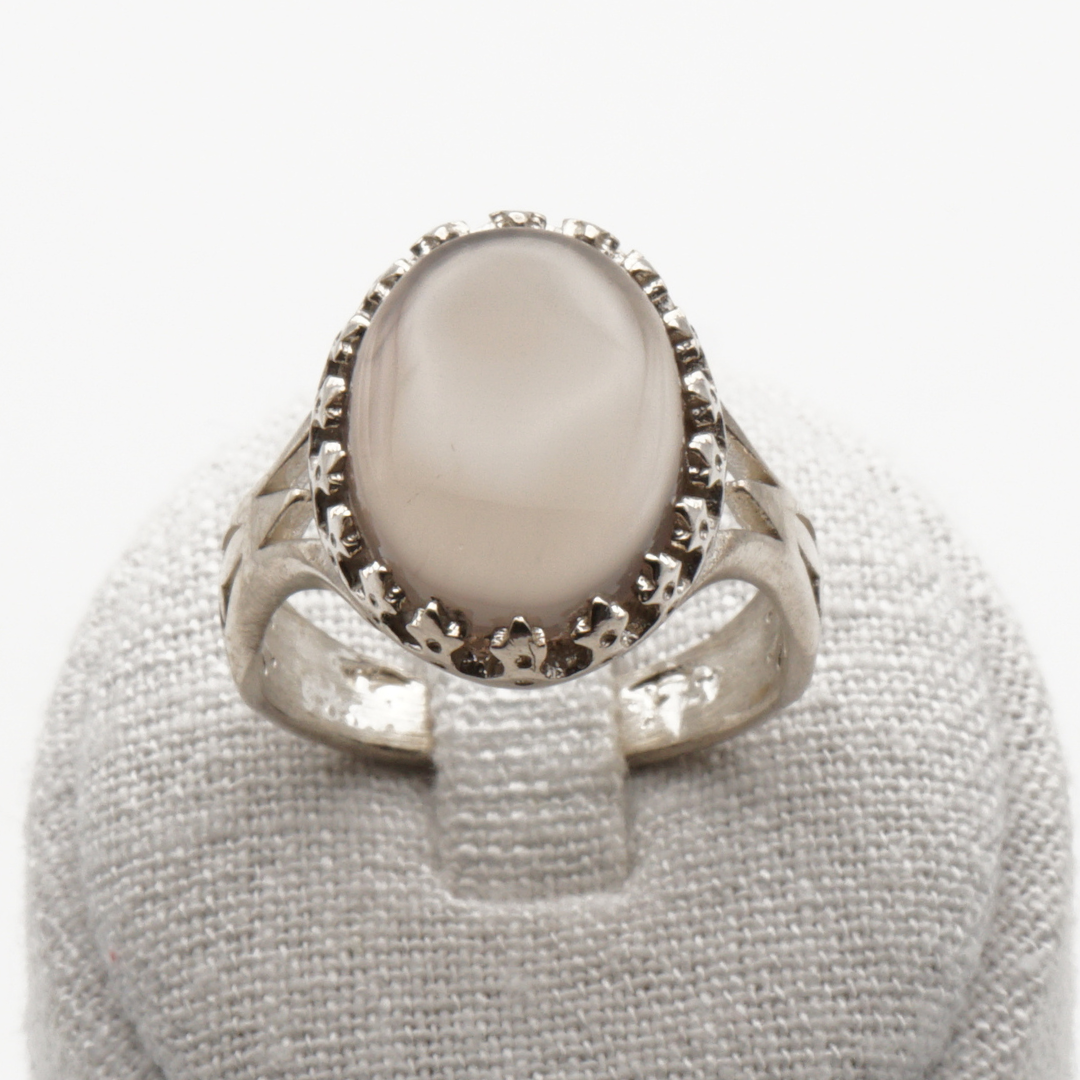 925 Silber Herrenring mit echtem Jemen Achat - Aqeeq Yamani