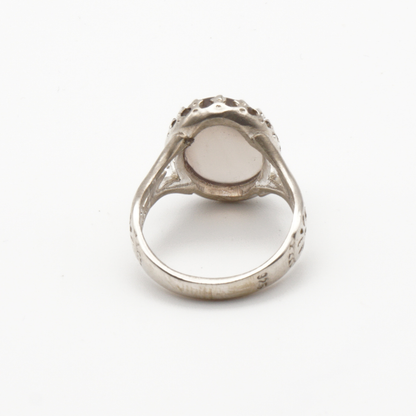 925 Silber Herrenring mit echtem Jemen Achat - Aqeeq Yamani