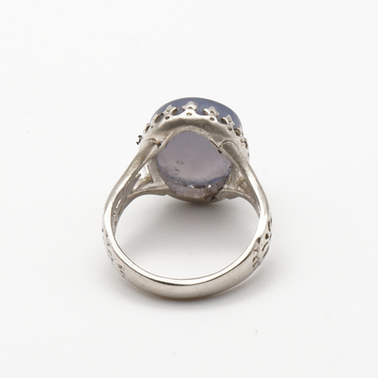 925 Silber Herrenring mit echtem Jemen Achat - Aqeeq Yamani