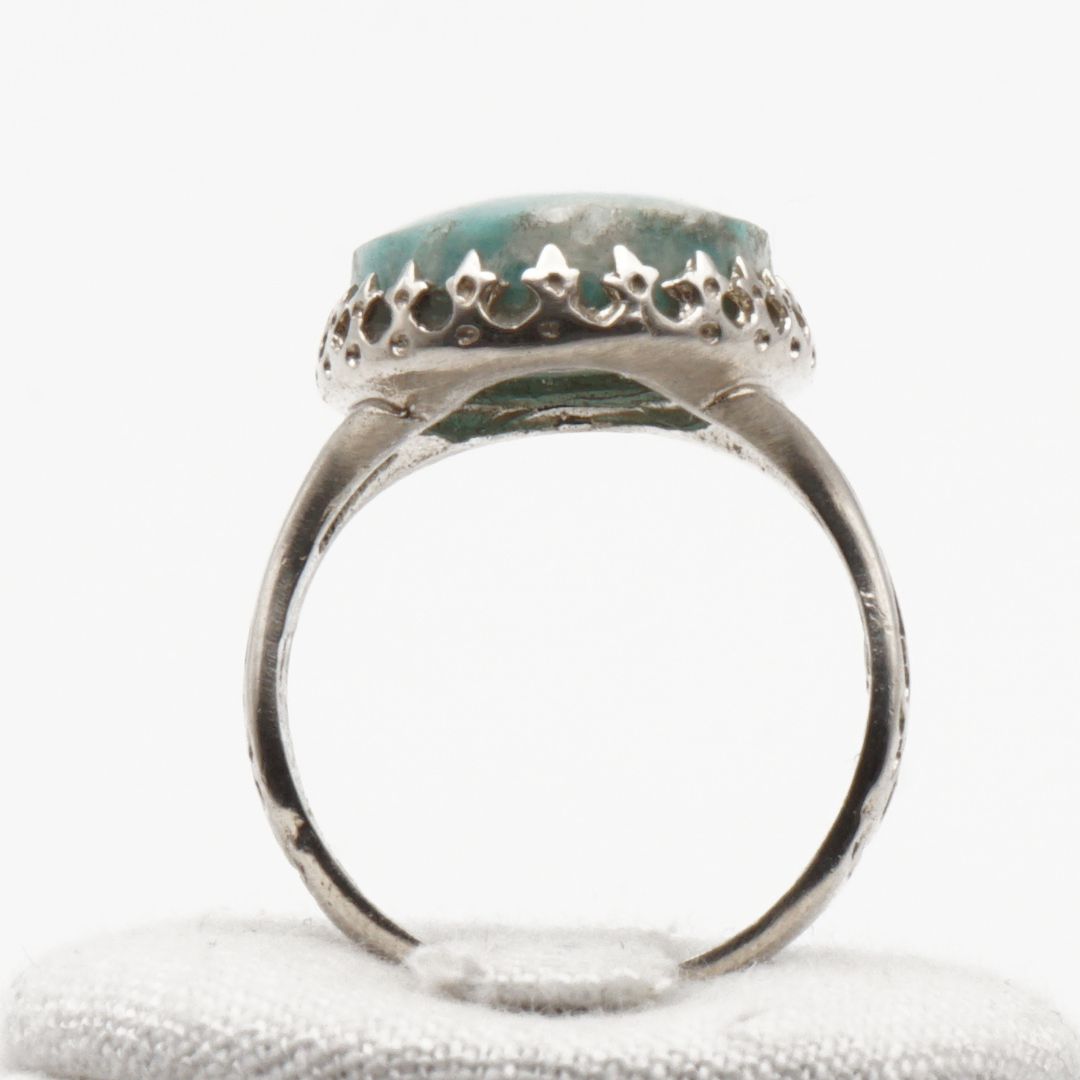 925 Silber Herrenring mit seltenem Jemen Achat - Aqeeq Yamani