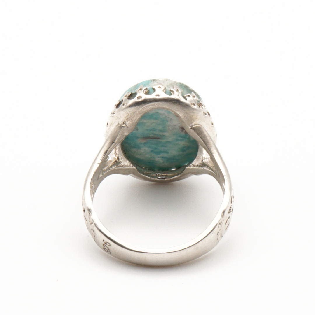 925 Silber Herrenring mit seltenem Jemen Achat - Aqeeq Yamani