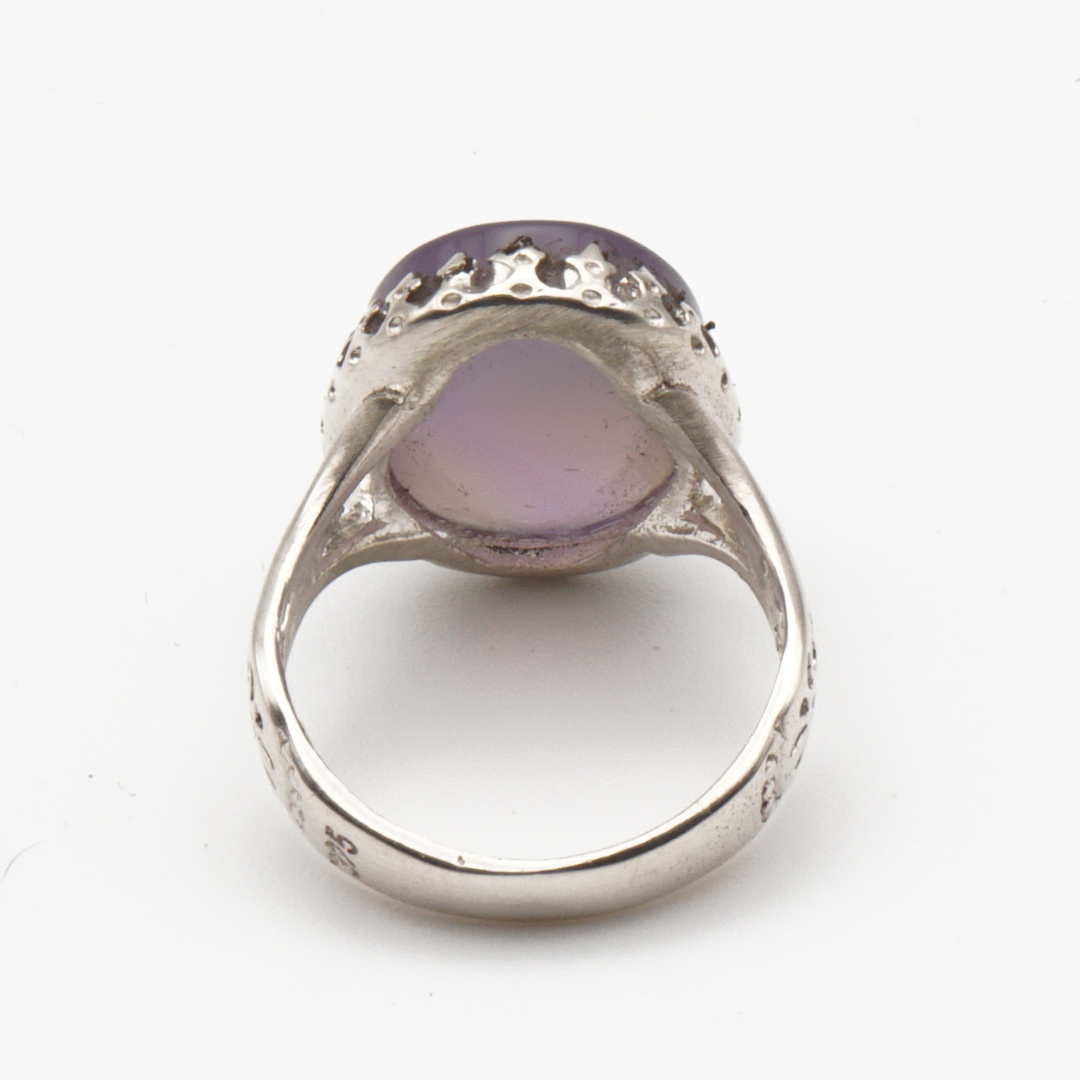 925 Silber Herrenring mit echtem Jemen Achat - Aqeeq Yamani
