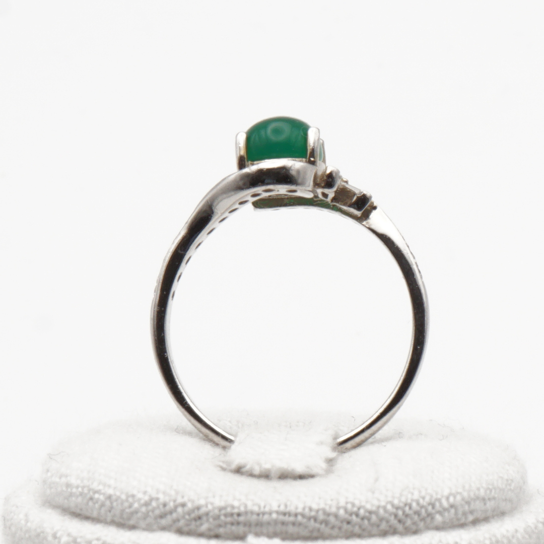 925 Silber Damen Ring mit Achat - Aqeeq Yamani - Jemen Achat