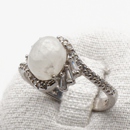 925 Silber Damen Ring mit Bergkristall aus Najaf - Durr al Najaf