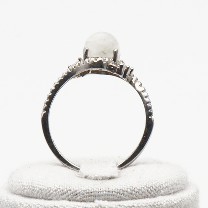 925 Silber Damen Ring mit Bergkristall aus Najaf - Durr al Najaf