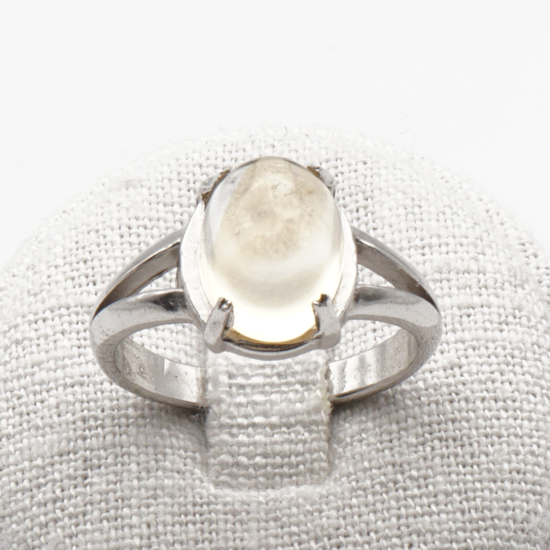 925 Silber Damen Ring mit echtem Citrin