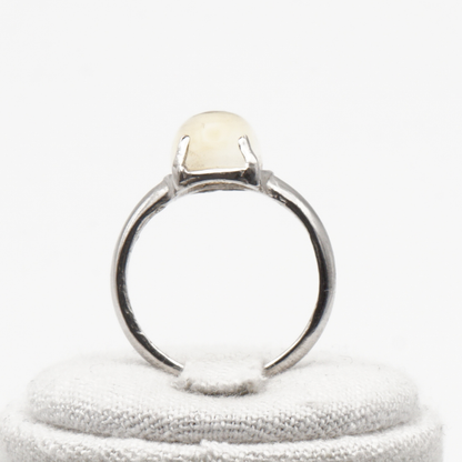 925 Silber Damen Ring mit echtem Citrin