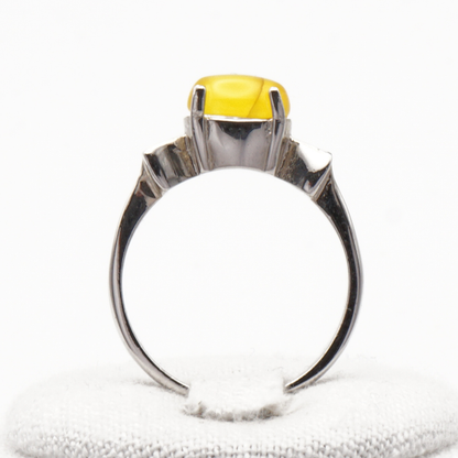 925 Silber Damen Ring mit Jemen Achat - Aqeeq Sharaf al Shams