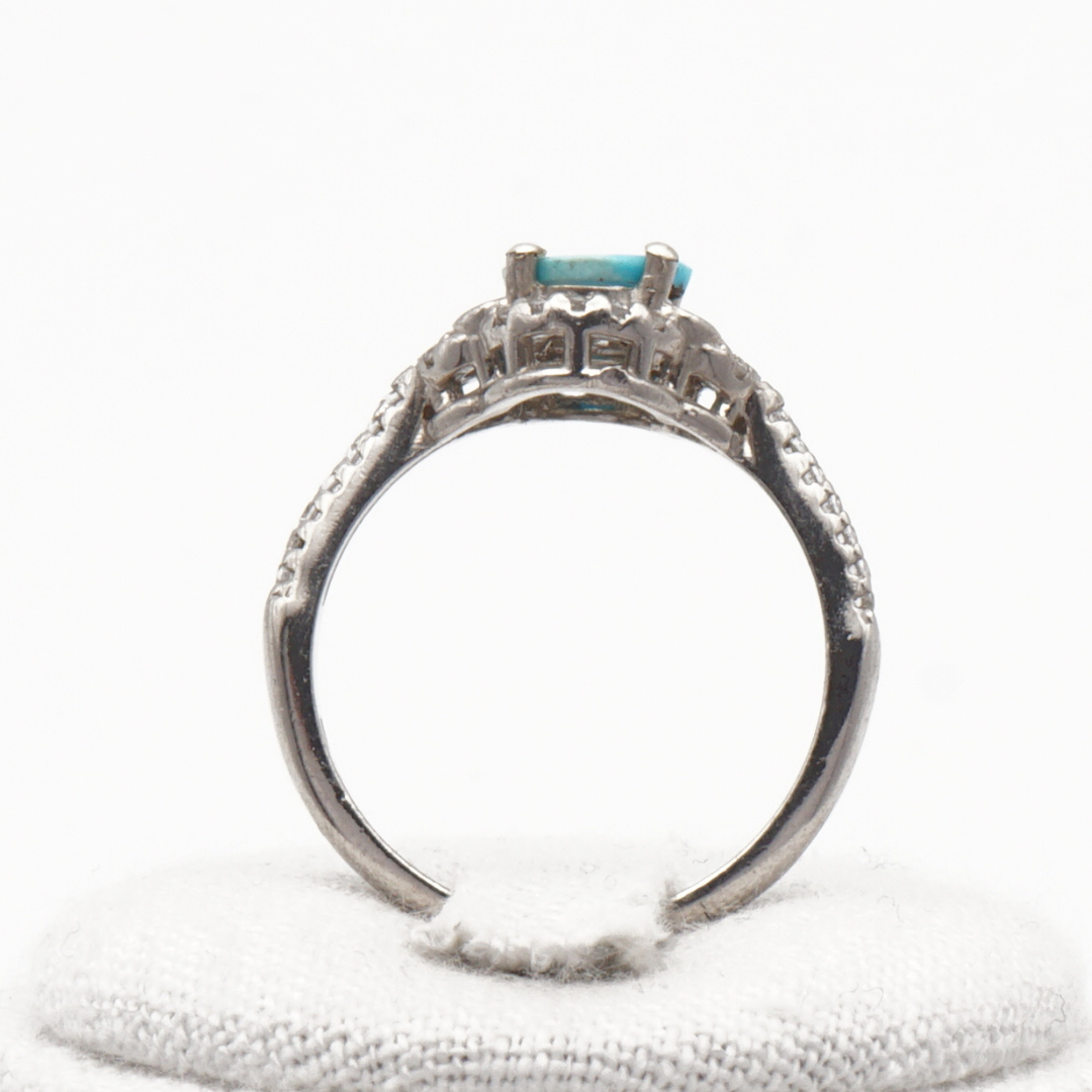 925 Silber Damen Ring mit Türkis Firouz Nishabouri - Handarbeit