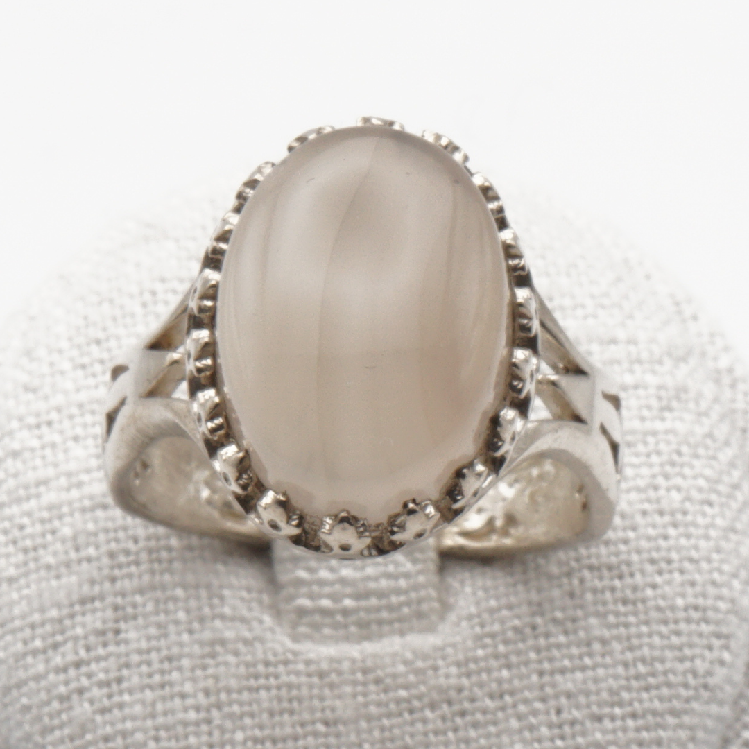 925 Silber Herrenring mit echtem Jemen Achat - Aqeeq Yamani