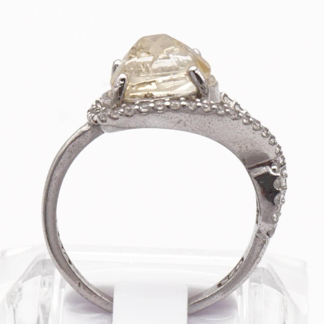 925 Silber Damen Ring mit echtem Citrin