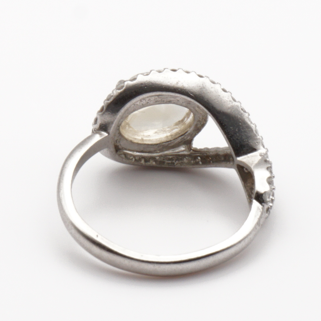 925 Silber Damen Ring mit echtem Citrin