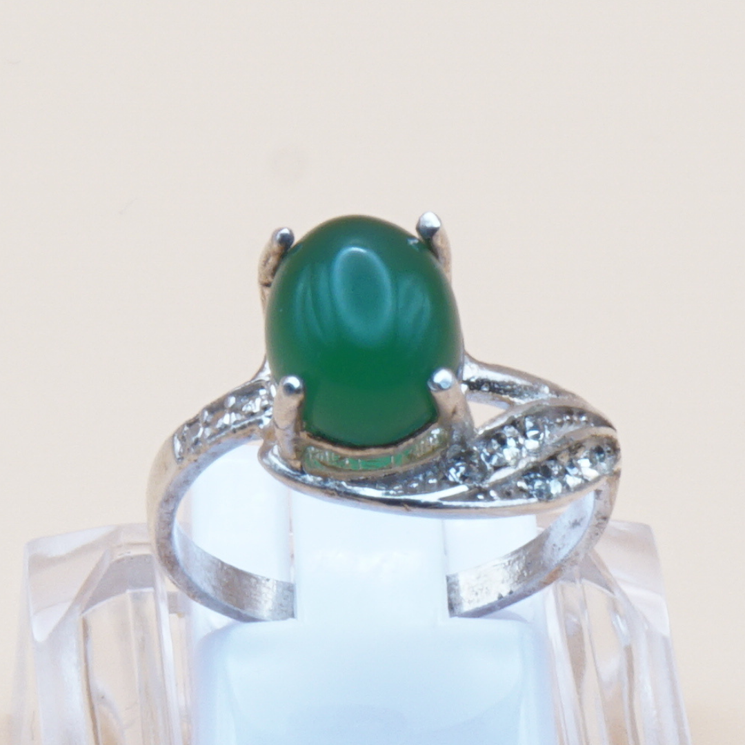 925 Silber Damen Ring mit Jemen Achat Aqeeq Yamani