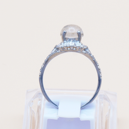 925 Silber Damen Ring mit Bergkristall aus Najaf - Durr al Najaf
