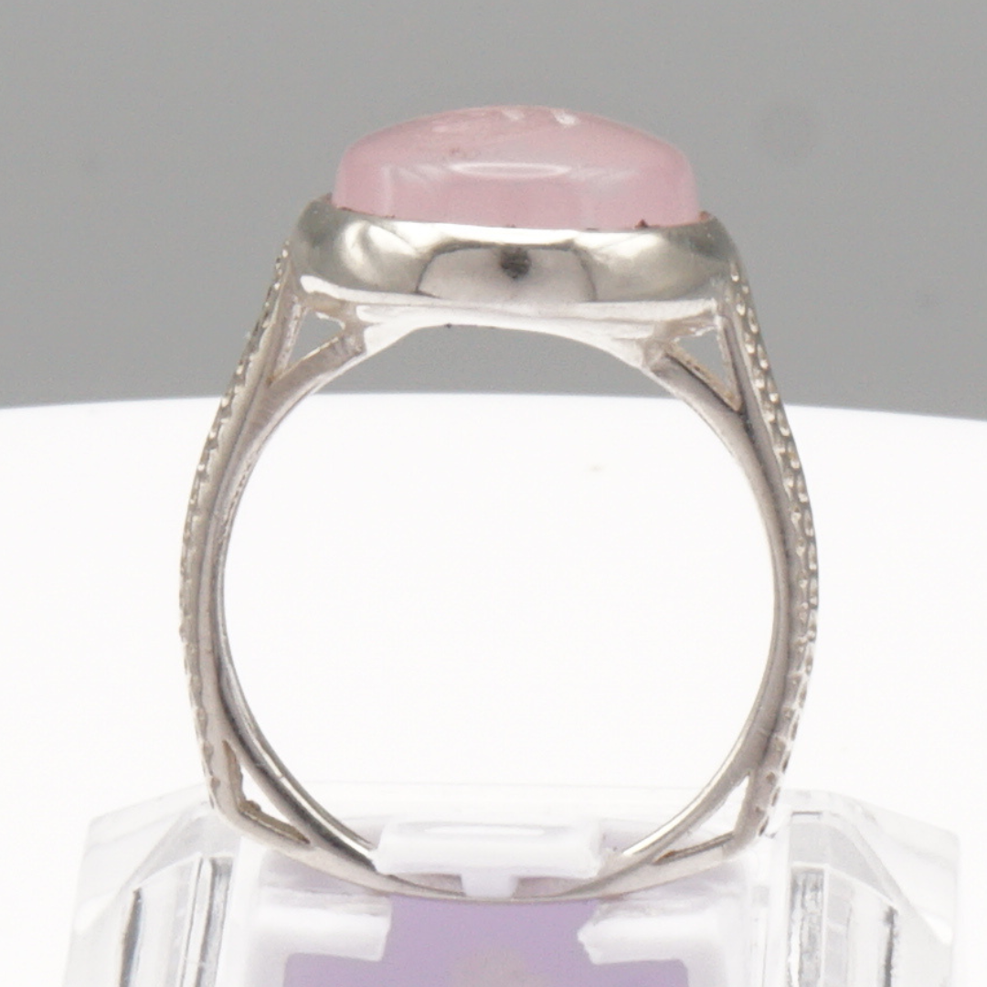 925 Silber Damen Ring mit Jemen Achat - Aqeeq Yamani Gravur: Ali