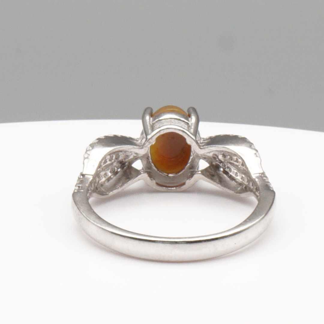 925 Damen Ring mit echtem  äthiopischen Edel Opal
