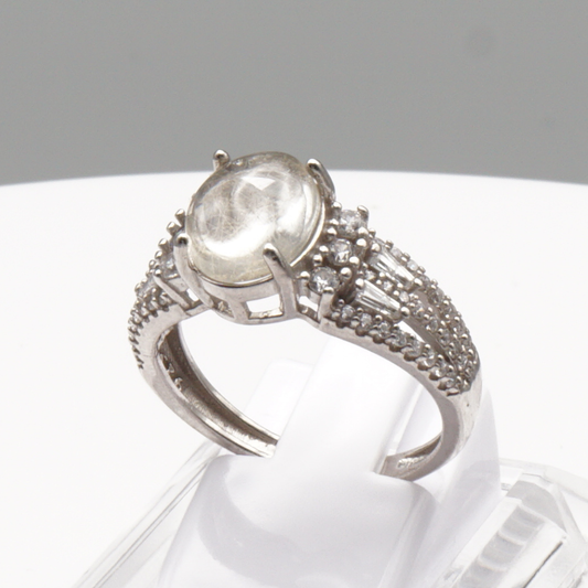 925 Silber Damen Ring mit Bergkristall aus Najaf - Durr al Najaf