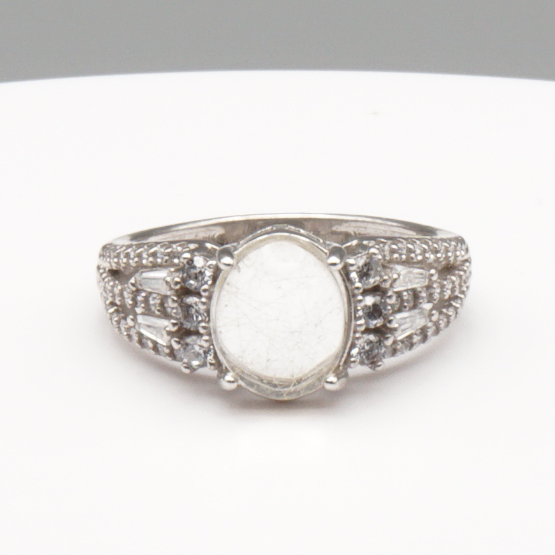 925 Silber Damen Ring mit Bergkristall aus Najaf - Durr al Najaf