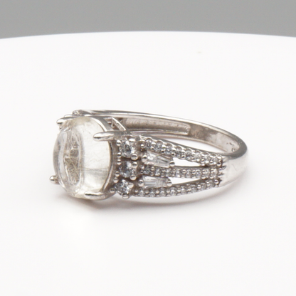 925 Silber Damen Ring mit Bergkristall aus Najaf - Durr al Najaf