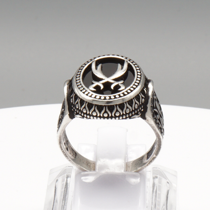 925 Silber Herrenring – Zulfiqar (Imam Ali Schwert)