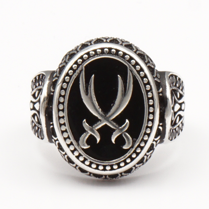 925 Silber Herrenring – Zulfiqar (Imam Ali Schwert)