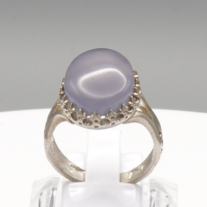 925 Silber Herrenring mit echtem Jemen Achat - Aqeeq Yamani