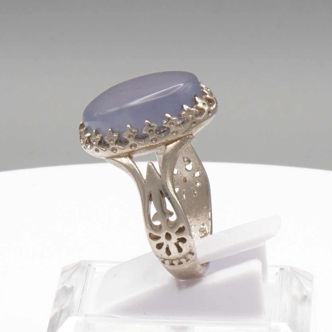 925 Silber Herrenring mit echtem Jemen Achat - Aqeeq Yamani